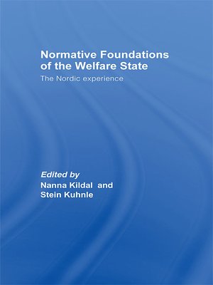 cover image of Normative Foundations of the Welfare State